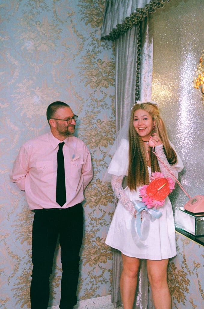 fun bridal session at sure thing too