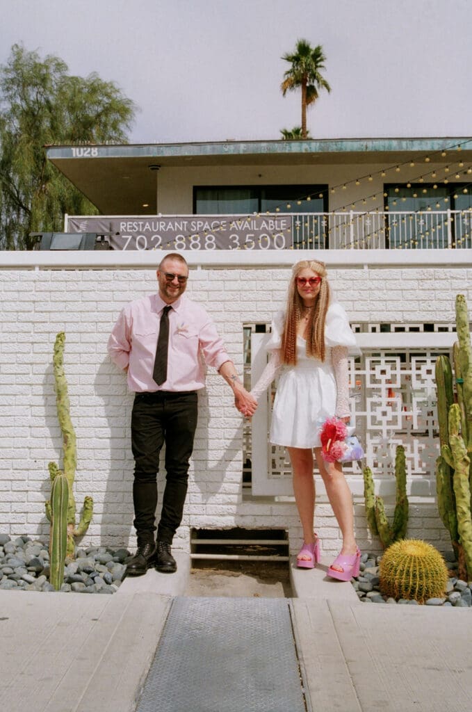 Sure Thing Too Elopement With Adam & Nikki: Candid Chaos and Retro Romance in Downtown Vegas