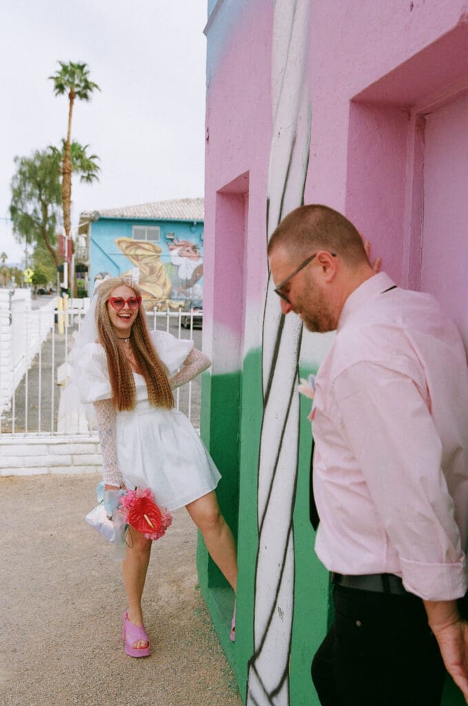 Sure Thing Too Elopement With Adam & Nikki: Candid Chaos and Retro Romance in Downtown Vegas