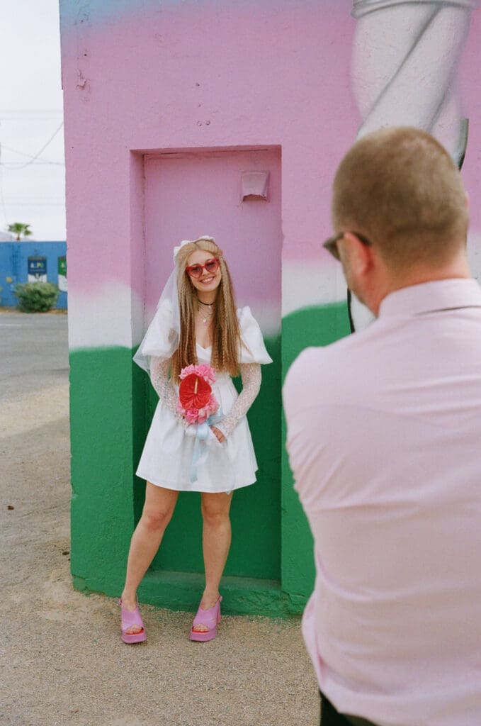 fun couple at their dream session