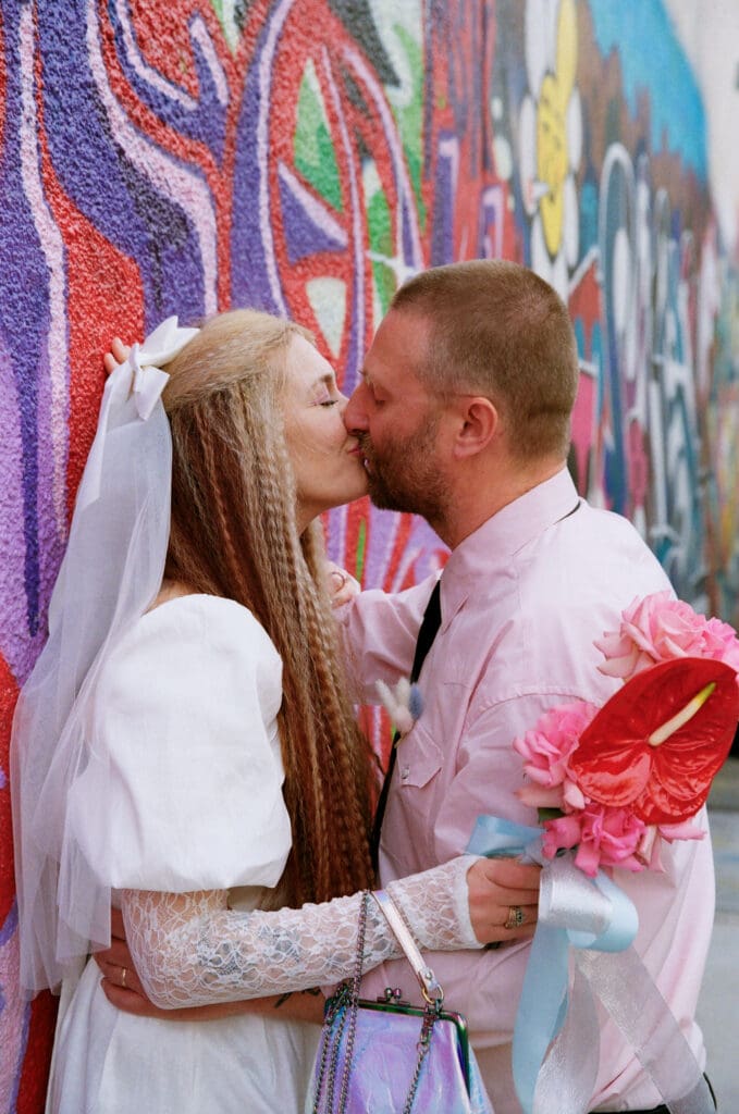 happy couple at their dream elopement
