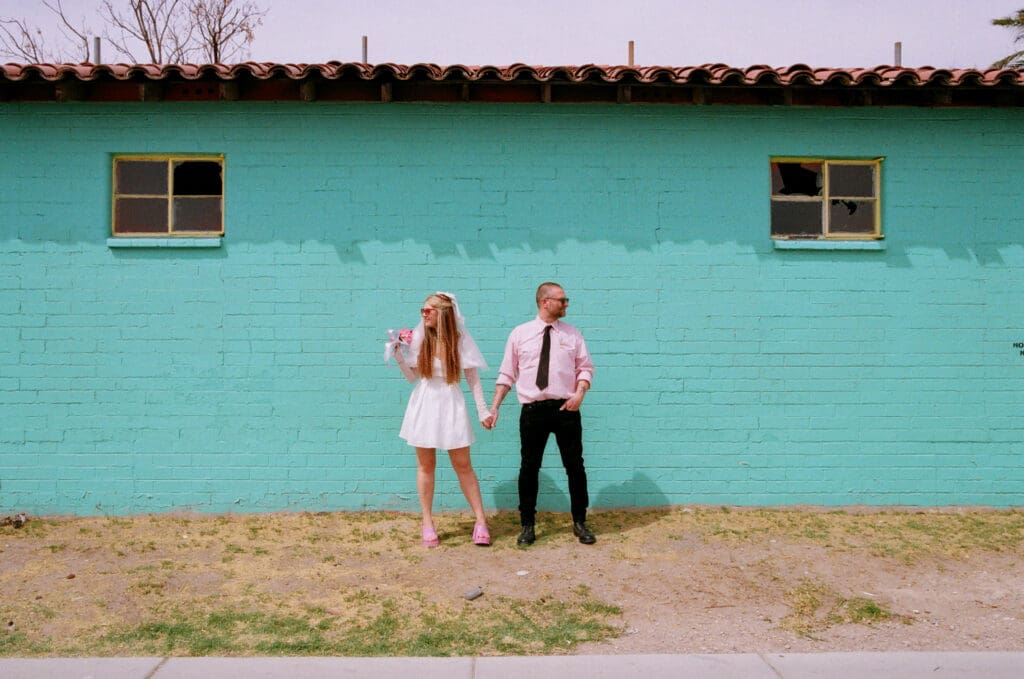 Sure Thing Too Elopement With Adam & Nikki: Candid Chaos and Retro Romance in Downtown Vegas