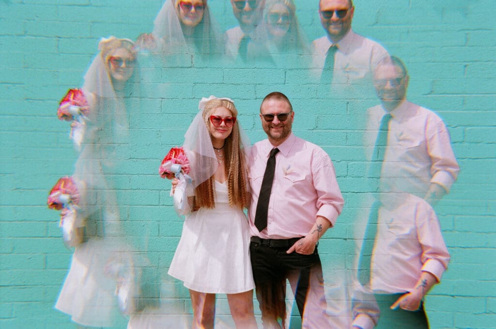happy couple at their dream elopement