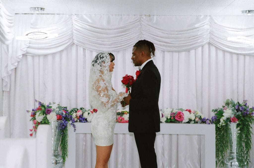 cute couple at their dream elopement ceremony