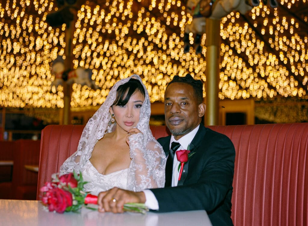cute bridal portrait in las vegas
