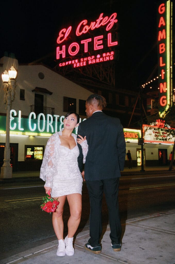 couple hugging during their bridal session