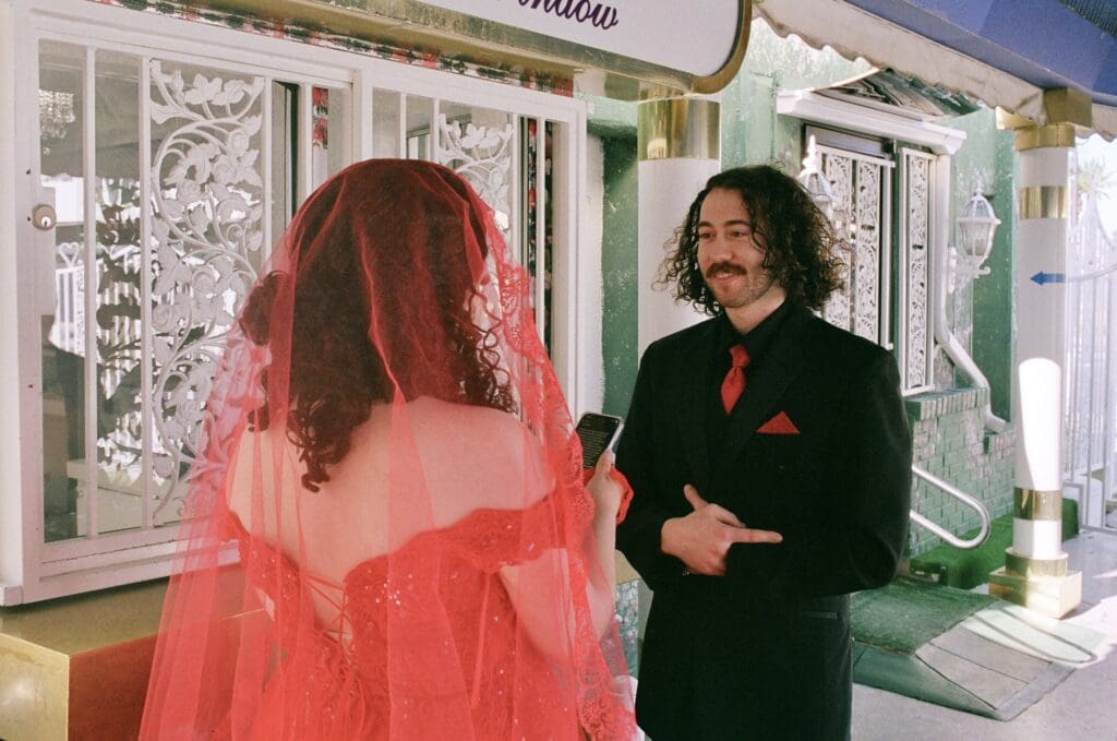 cute couple at their dream ceremony