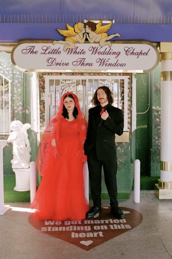 cute couple before heading to their bridal portraits