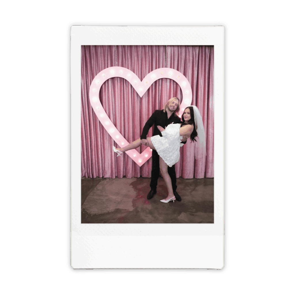 couple posing for the camera during their elopement portraits