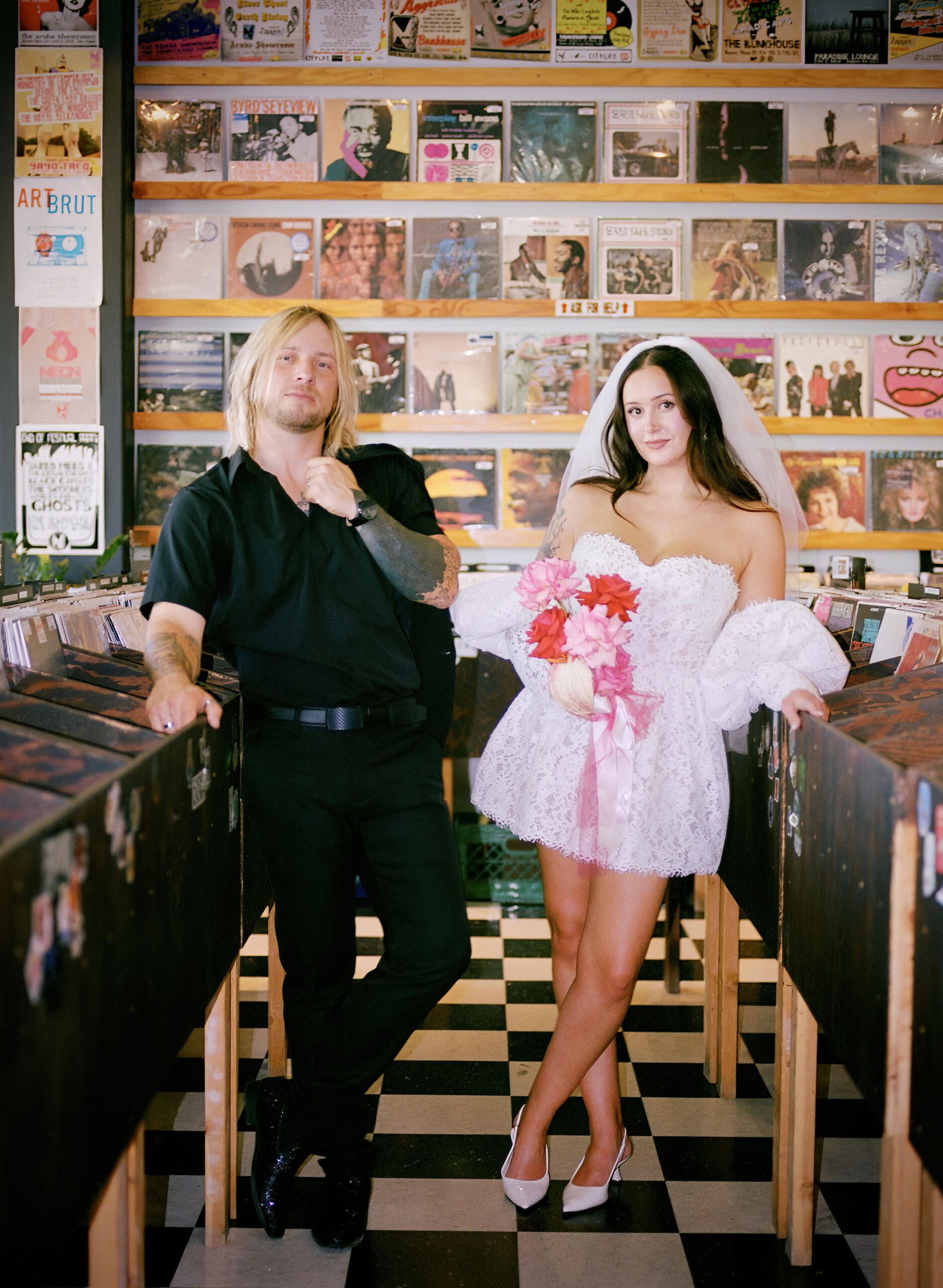 Film, Flowers & Rock’n’Roll: Ashley & Josh’s Sure Thing Chapel Elopement