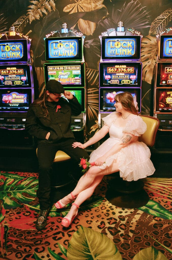 cute couple at their dream bridal portraits 