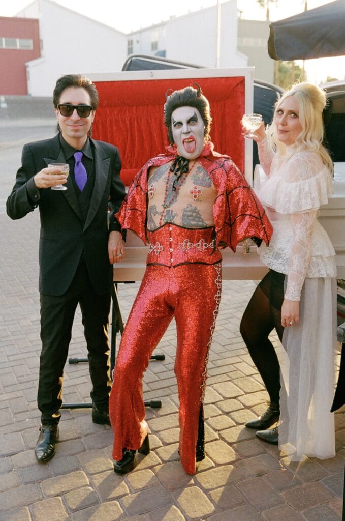 Spooky & Kooky Vegas Elopement at Sure Thing Chapel