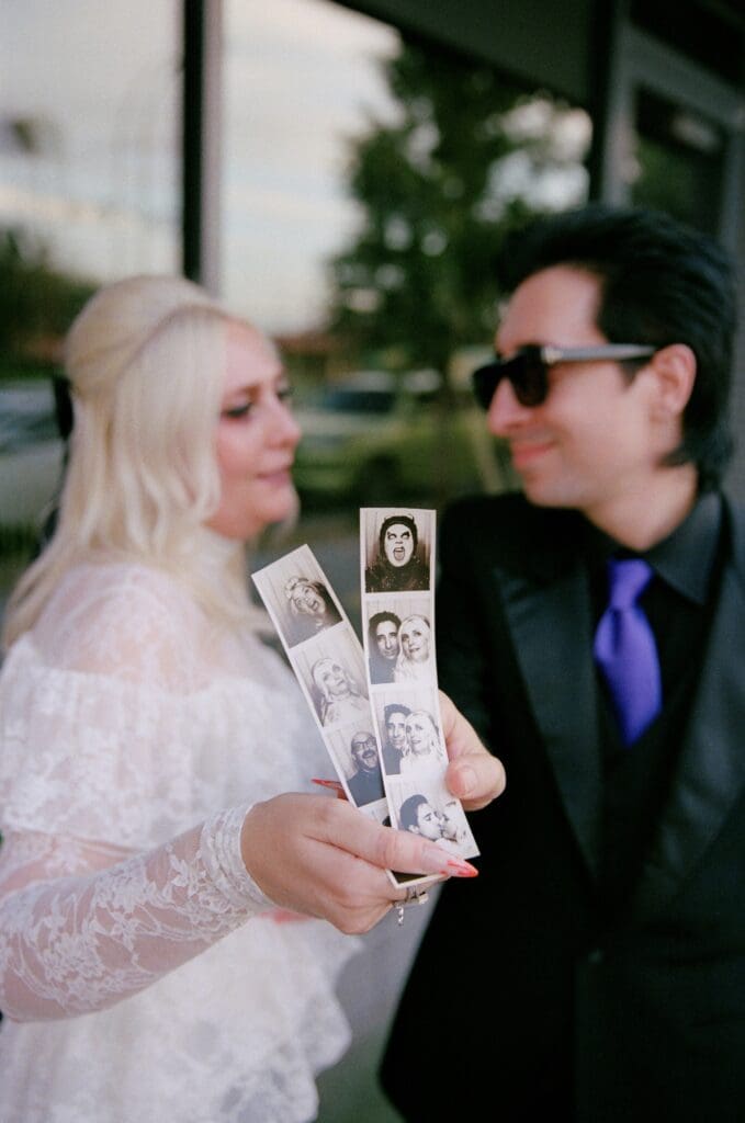 Spooky & Kooky Vegas Elopement at Sure Thing Chapel