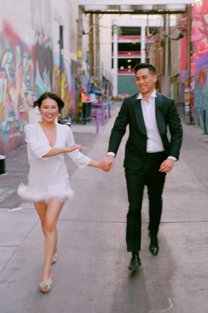 Jessie & Tzun’s Downtown Fremont Bridal Portraits: Ice Cream, Neon, and Big Laughs