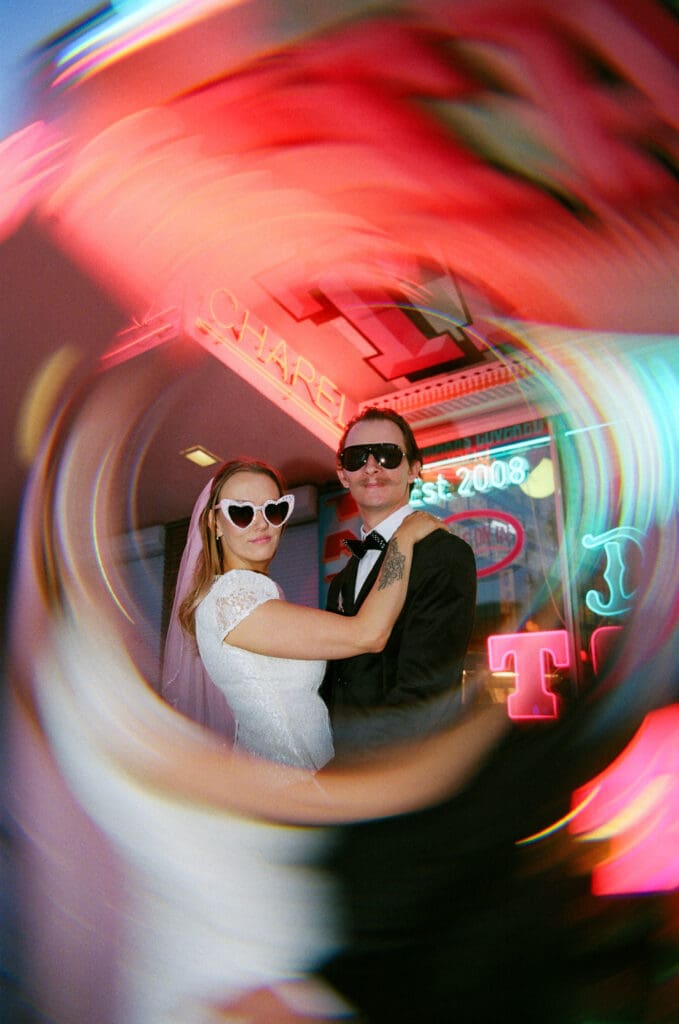 fun bridal session around DTLV