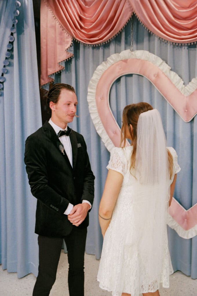 cute couple of their dream ceremony