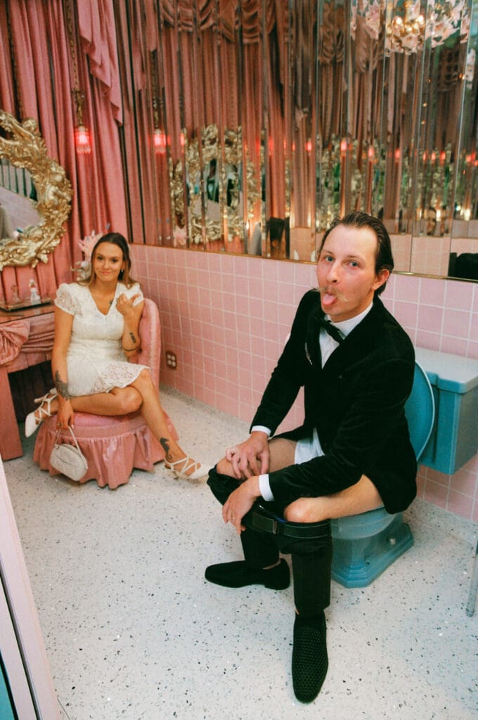 fun couple session in las vegas