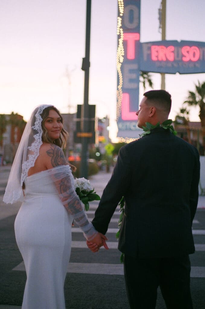 cute couple at their fun bridal session