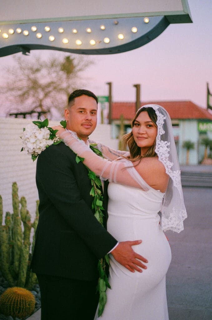 Shaye & Kyler’s Intimate Sure Thing Chapel Elopement in Las Vegas