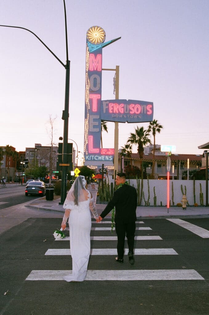 Shaye & Kyler’s Intimate Sure Thing Chapel Elopement in Las Vegas
