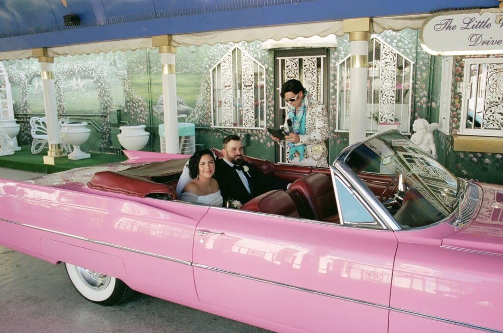 Juliana & Marcus’s Classic Las Vegas Elopement in the Tunnel of Love