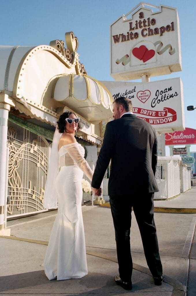 Juliana & Marcus’s Classic Las Vegas Elopement in the Tunnel of Love