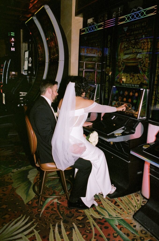 Juliana & Marcus’s Classic Las Vegas Elopement in the Tunnel of Love