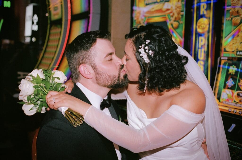 Juliana & Marcus’s Classic Las Vegas Elopement in the Tunnel of Love