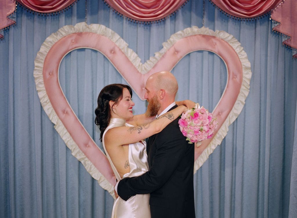Brooke & Jeremy’s Vintage-Inspired Sure Thing Too Elopement in Downtown Las Vegas