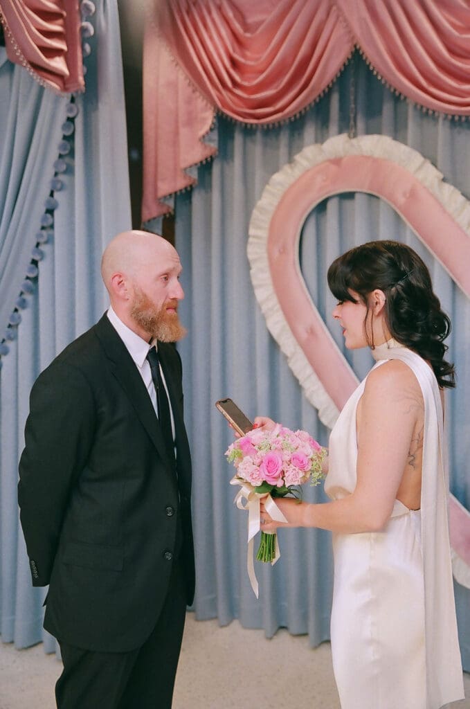 Brooke & Jeremy’s Vintage-Inspired Sure Thing Too Elopement in Downtown Las Vegas
