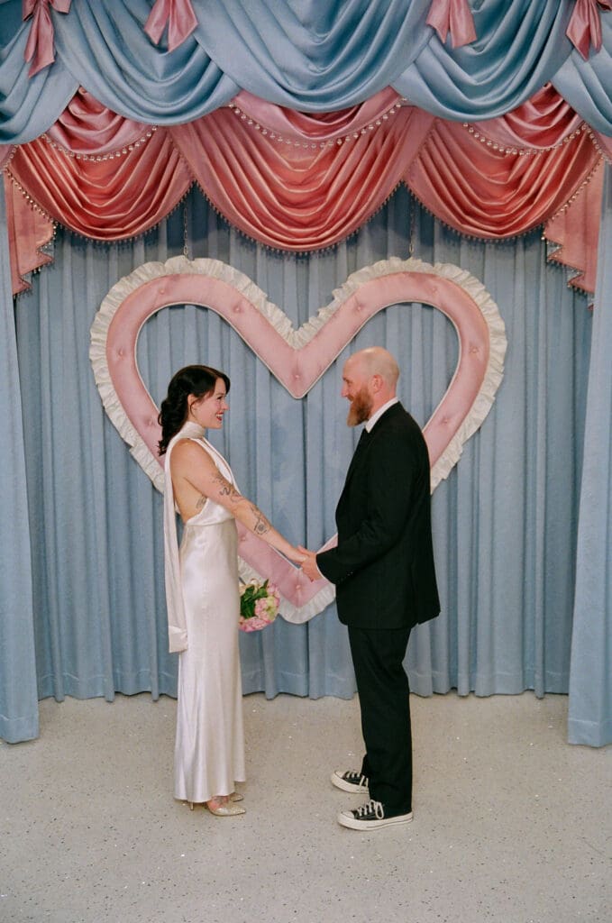 Brooke & Jeremy’s Vintage-Inspired Sure Thing Too Elopement in Downtown Las Vegas