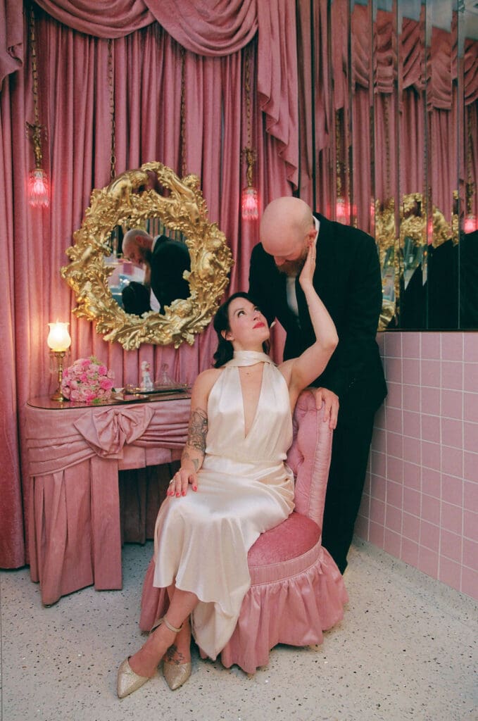 cute couple at their dream elopement