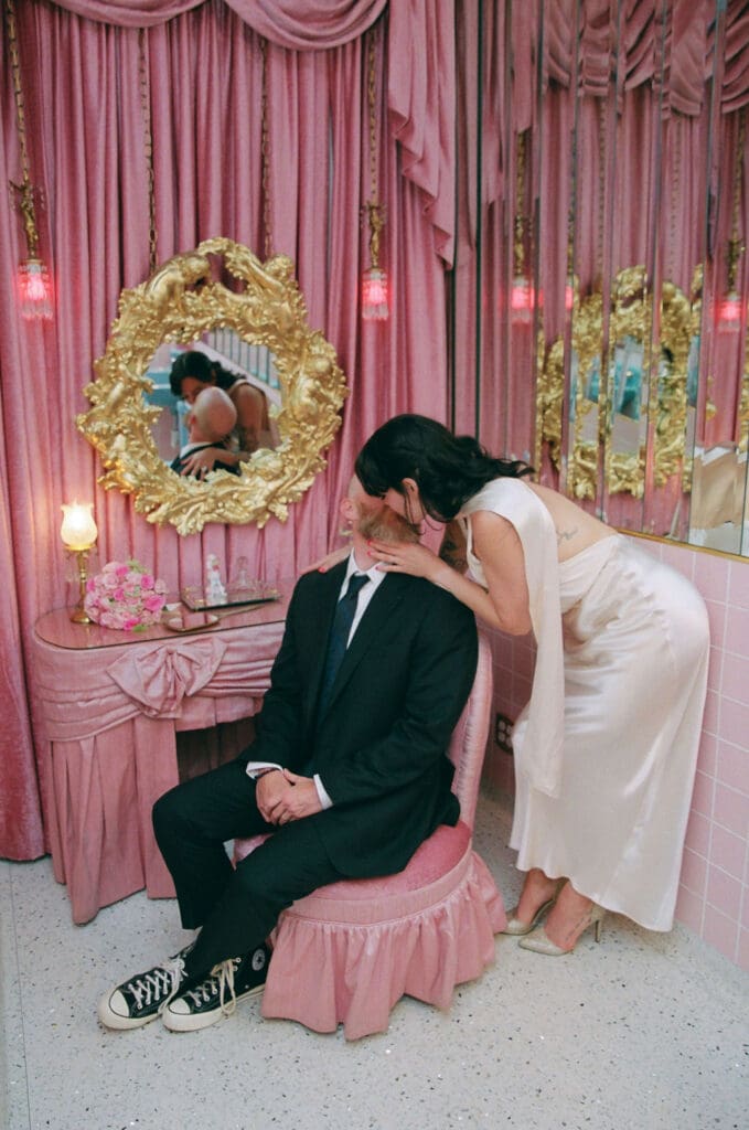 Brooke & Jeremy’s Vintage-Inspired Sure Thing Too Elopement in Downtown Las Vegas
