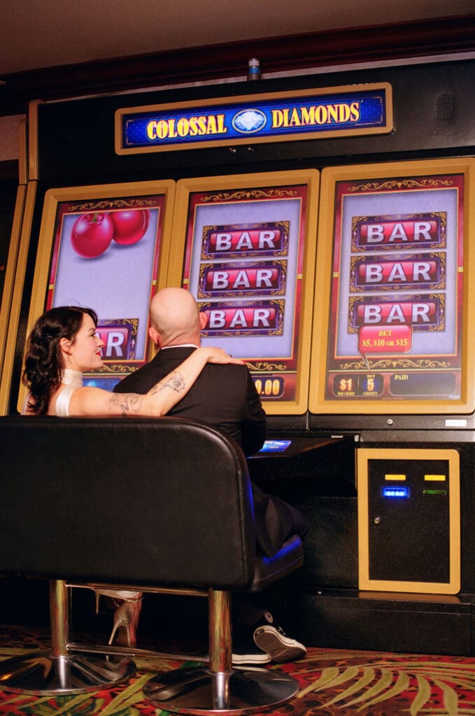 couple at their DTLV elopement
