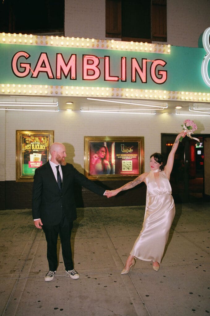 Brooke & Jeremy’s Vintage-Inspired Sure Thing Too Elopement in Downtown Las Vegas