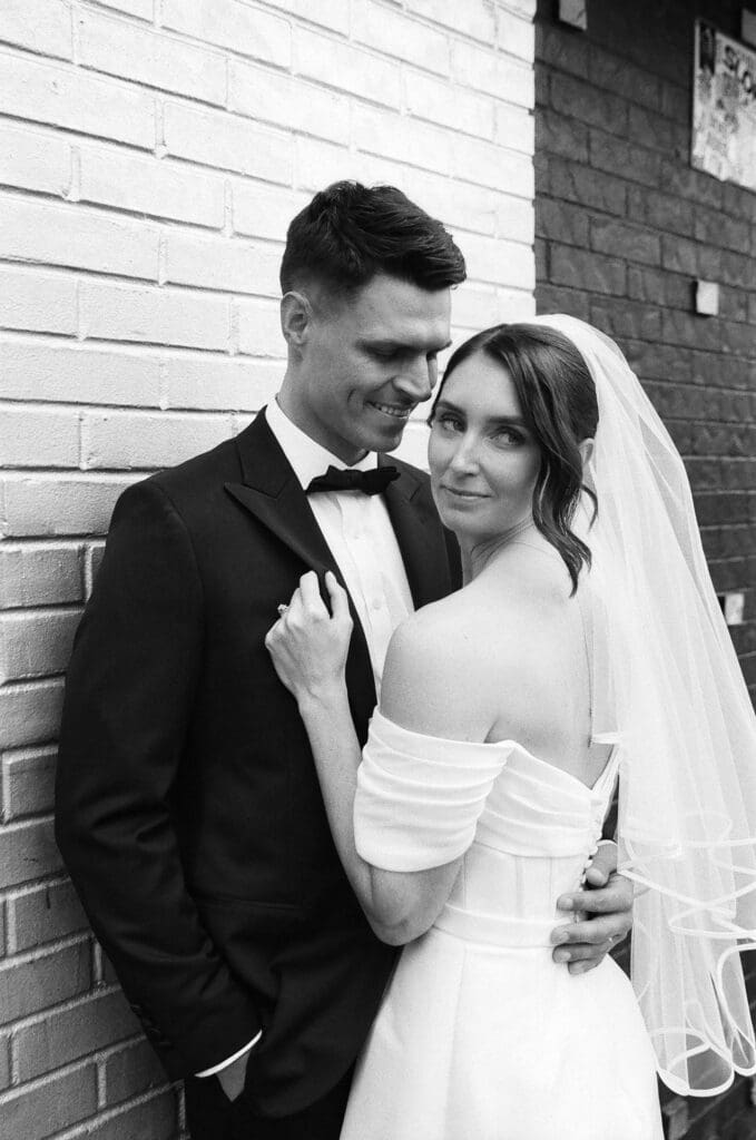 golden hour bridal session