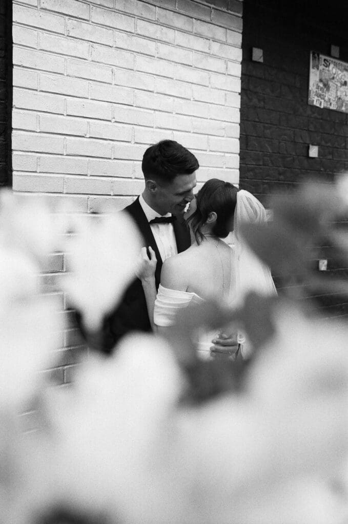 A Love Story in Monochrome: Sarah + Liam’s Vintage Vegas Elopement
