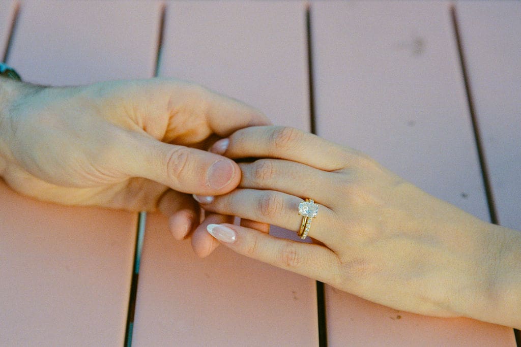 stunning closeup shot of the wedding ring