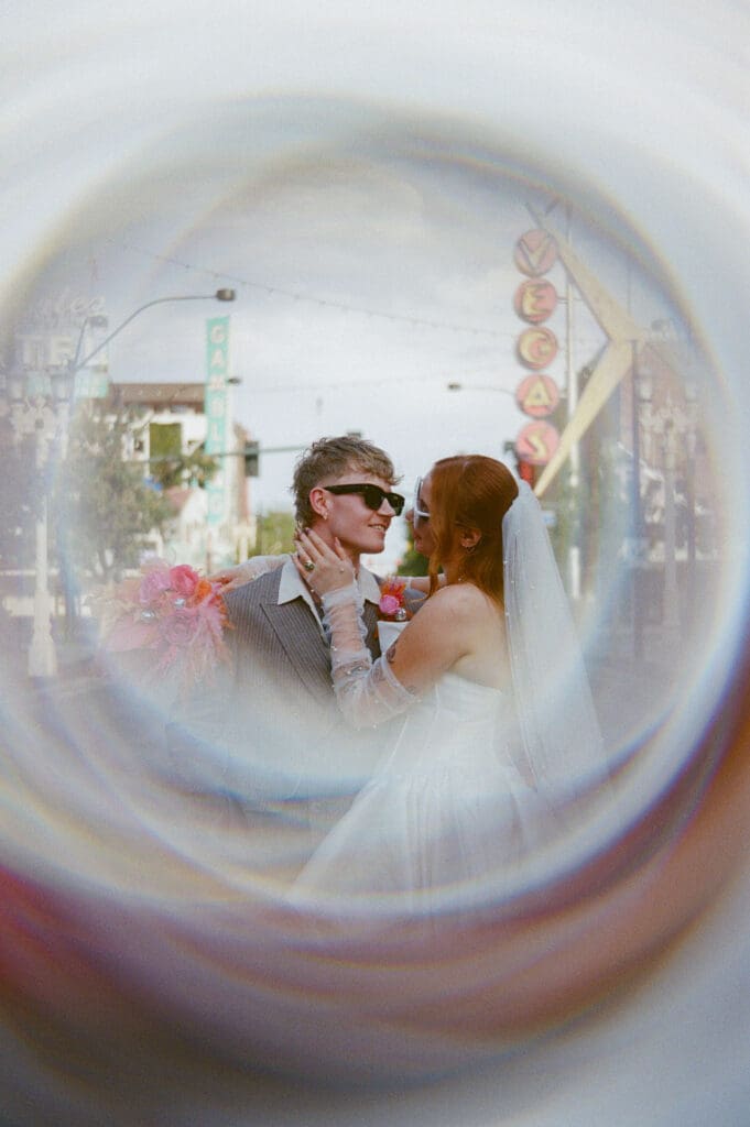 Retro Romance on Film: Charlie & Rebecca’s Downtown Las Vegas Elopement