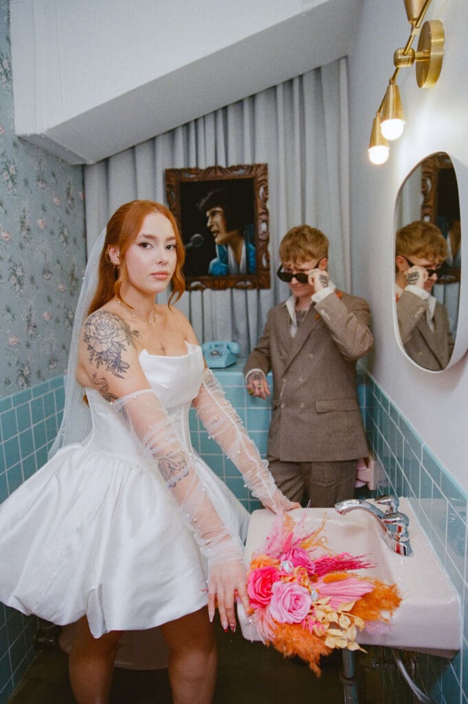 Retro Romance on Film: Charlie & Rebecca’s Downtown Las Vegas Elopement