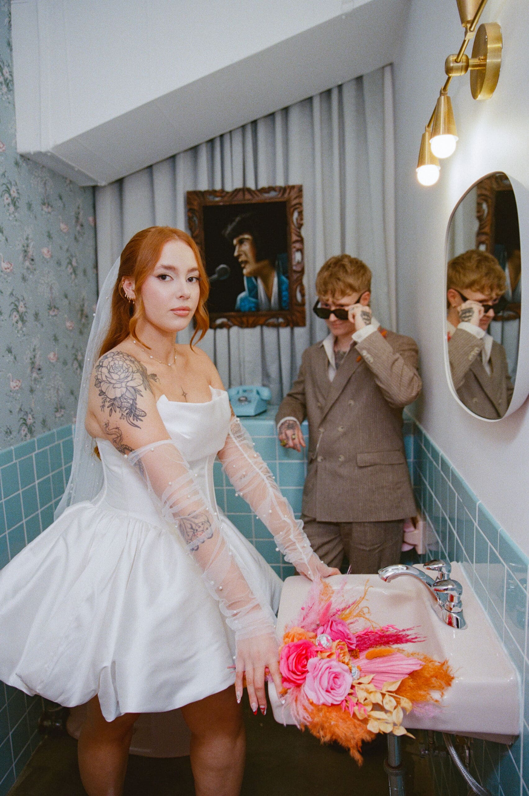 Retro Romance on Film: Charlie & Rebecca’s Downtown Las Vegas Elopement