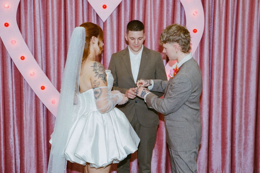 cute couple at their dream elopement ceremony