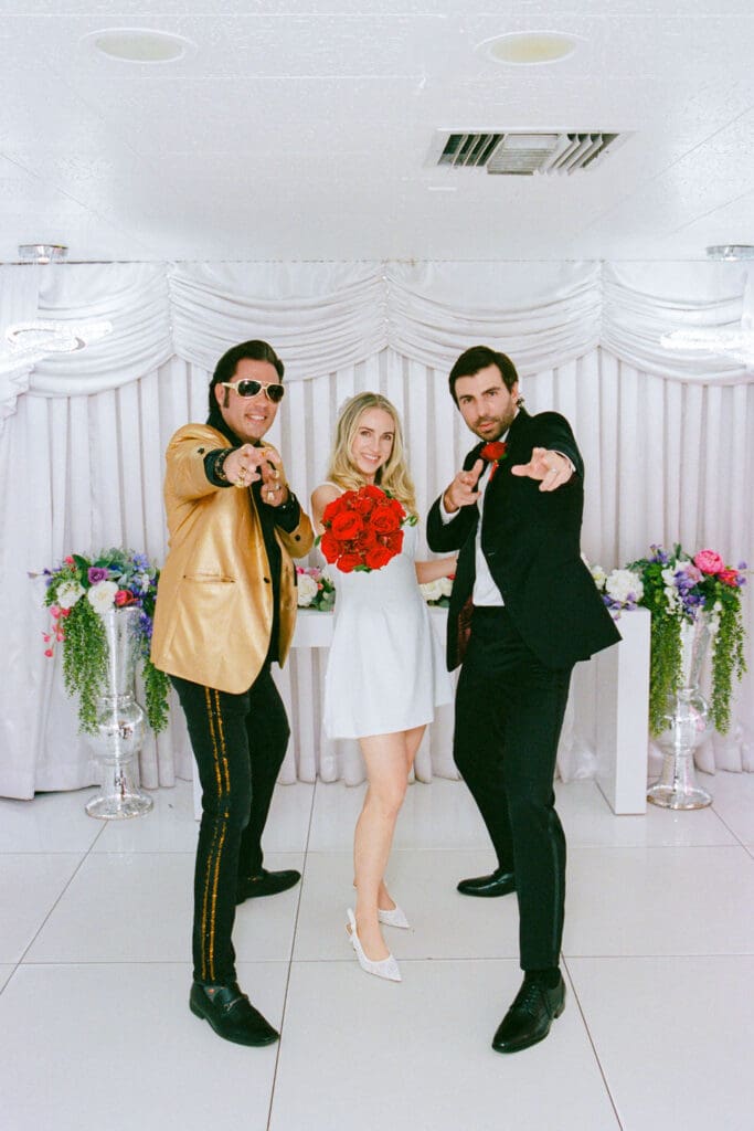 Why a Classic Vegas Elopement at Little White Chapel Never Misses
