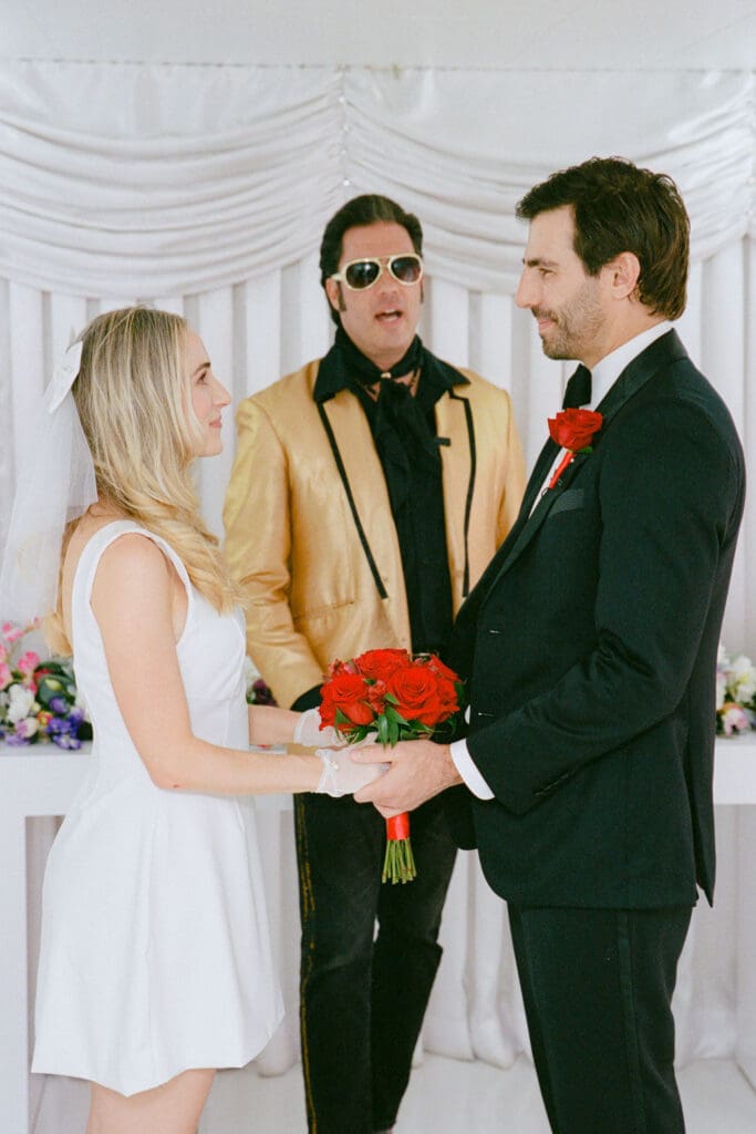Why a Classic Vegas Elopement at Little White Chapel Never Misses