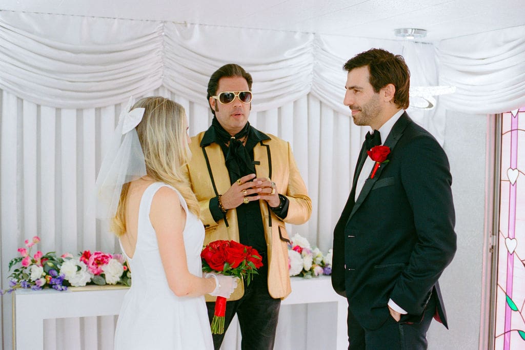 Why a Classic Vegas Elopement at Little White Chapel Never Misses