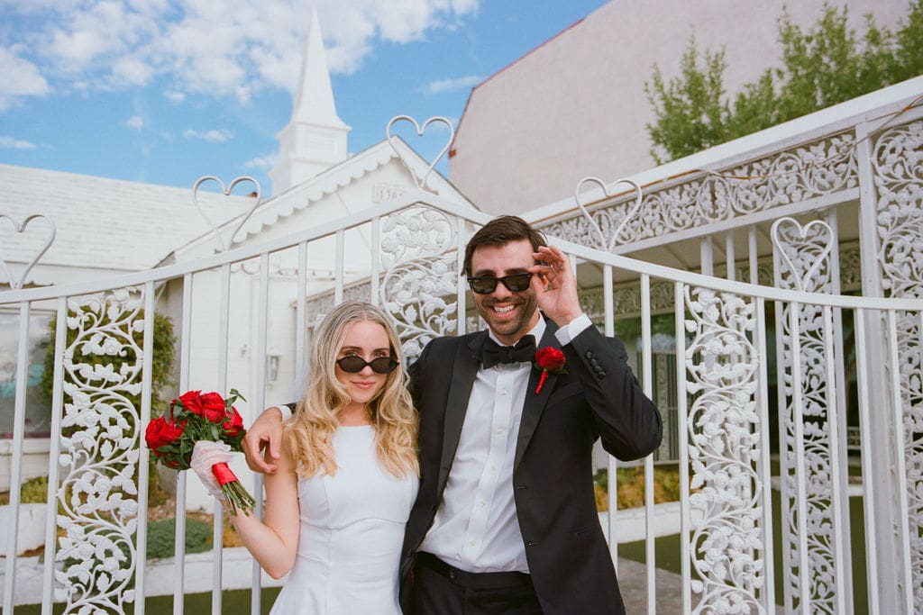 Why a Classic Vegas Elopement at Little White Chapel Never Misses