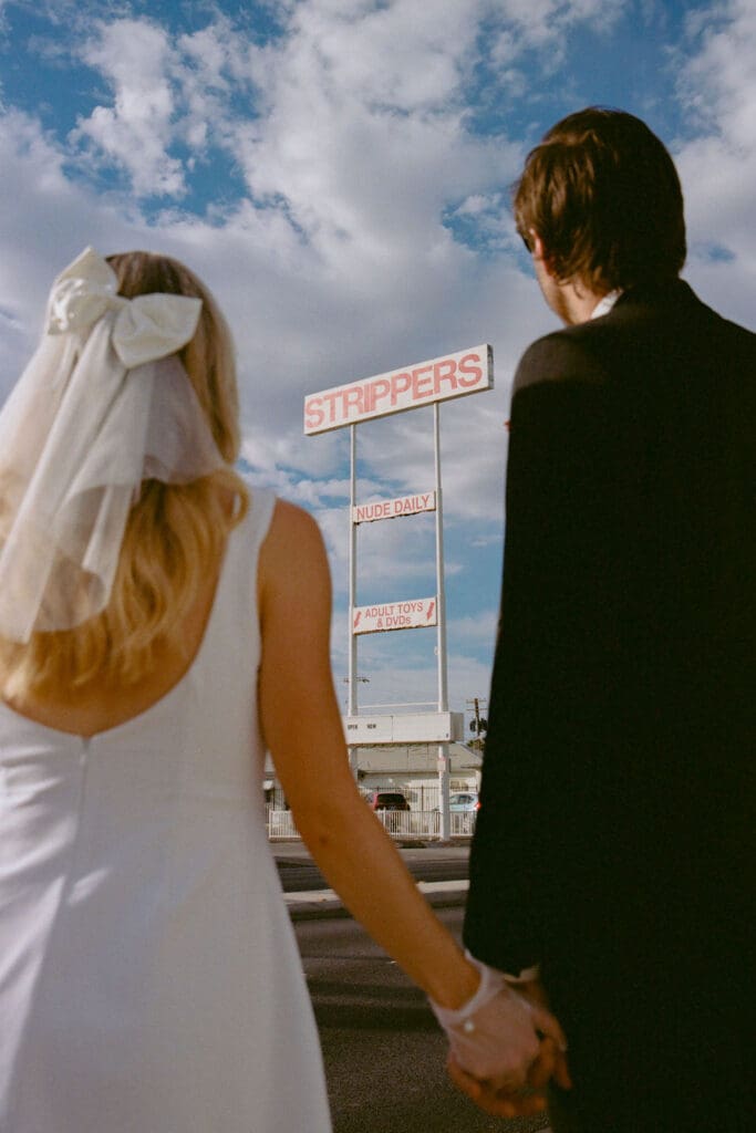 Why a Classic Vegas Elopement at Little White Chapel Never Misses