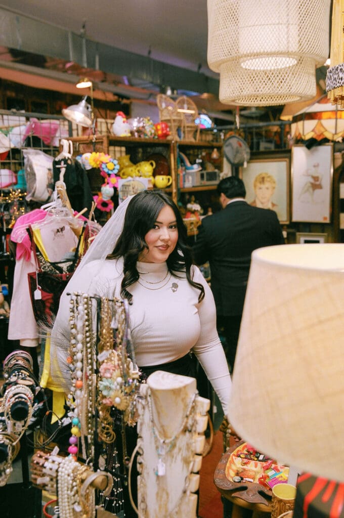 newlyweds at their dream photoshoot