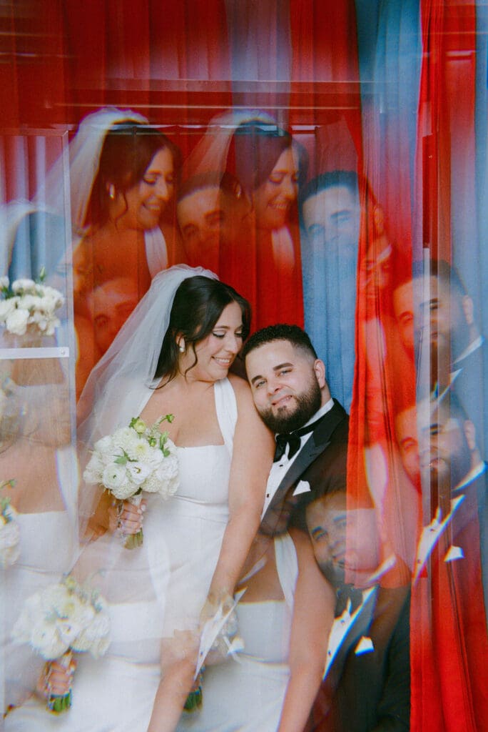 fun bridal portraits after the ceremony