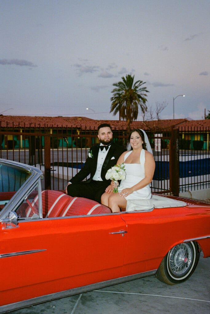 cute picture of the newlyweds at their dreram bridal session